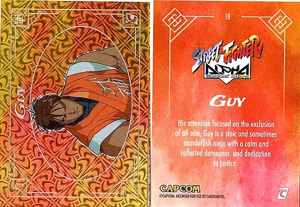 2025 Cardsmiths Street Fighter Alpha - Guy - Typhoon Foil #18